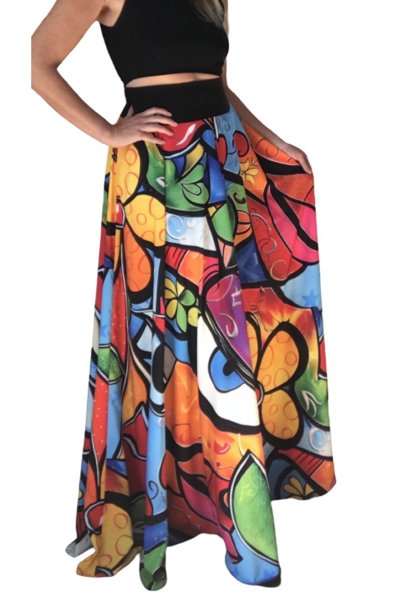 Dlouhá letní sukně BOROS SK-L-MC001